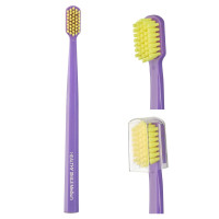 Healthy Smile Medium зубна щітка середньої жорсткості, Фіолетова